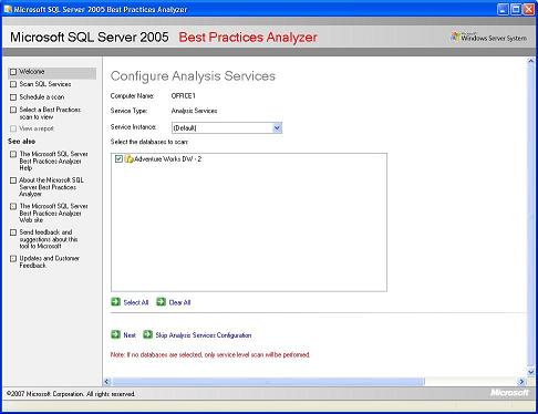 ChooseDatabase