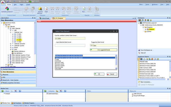 Time relative functions in CubePlayer SoftPro